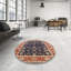 Tapis orange / bleu marine Garp-2041373470