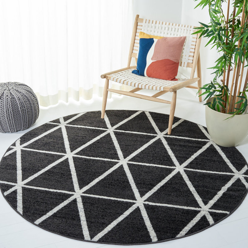 Adirondack Performance Geometric Rug, Round 6'
