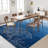 Ombre Abstract Runner Rugs 2x6 Machine Washable Area Rugs Ultra-Thin Non-Slip Stain Resistant Indoor Carpet for Hallway Entryway Kitchen Laundry-1557850180