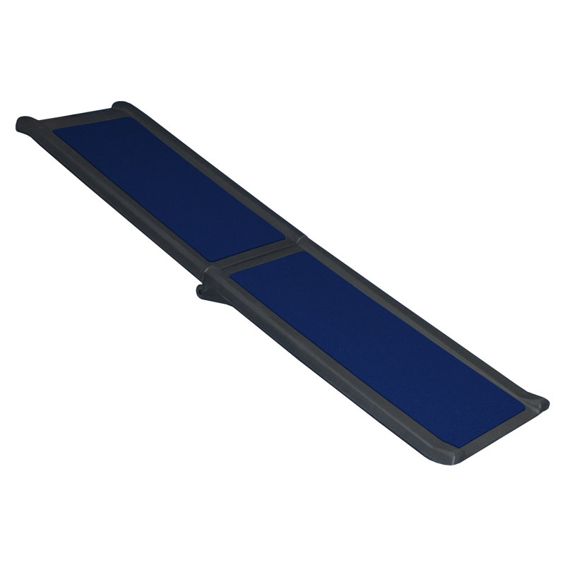 Pet Gear Bi-Fold Black and Blue Dog Ramp