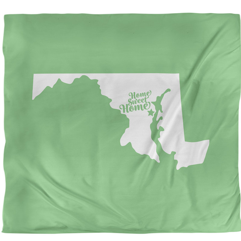 Housse de couette simple doux annapolis home, Vert, Housse de couette pour grand lit, Microfibre