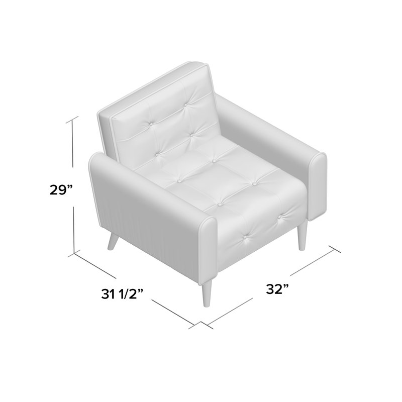 Fauteuil Delve, Gris
