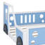 Lit plateforme classique avec roulettes en forme de voiture-1533107626