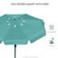 Montross 266cm Tilt Beach Parasol