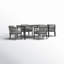 Elvina 66'' Rectangular 4 - Person Outdoor Dining Set with Cushions