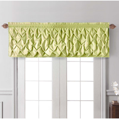 Modern Window Valance with Rod Pocket