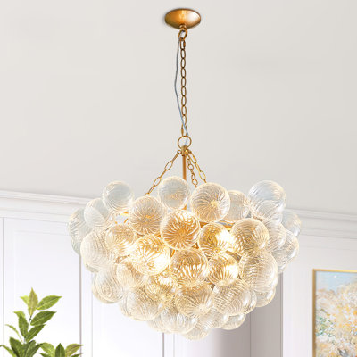 Lustre à bulles 9 lumières
