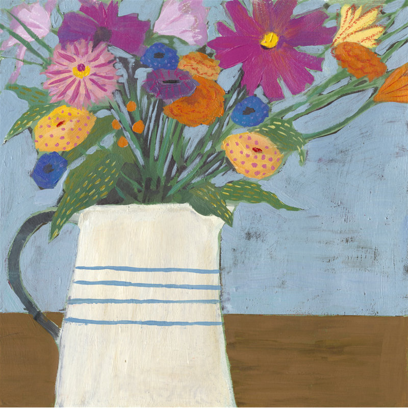 Farmhouse Flora II, H 36 po x l 36 po x P 1,25 po