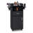 35.43 H x 15.74 W  Wood Salon Trolley Cart With 4 Wheels