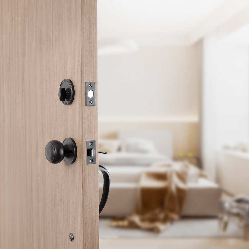 Front Door Handle and Deadbolt Set