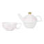 Spring Pansies Tea For One with Tea Bag Holder