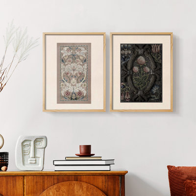 «Vintage Abstract VIII», 2 pièces