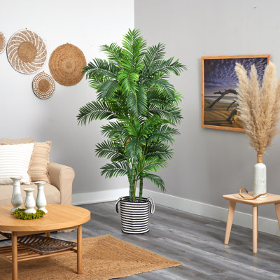 Palmier artificiel 72 po en pot