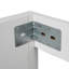 Ensemble de meuble-lavabo 24 po avec lavabo, meuble-lavabo simple avec trou pour robinet, panneaux de porte texturés et tiroir, pieds en pin-431558163
