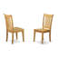 L'ensemble de 3 tables de salle à manger modernes comprend une table rectangulaire en bois avec Dropleaf et 2 chaises de salle à manger, chêne-592462593-645294225