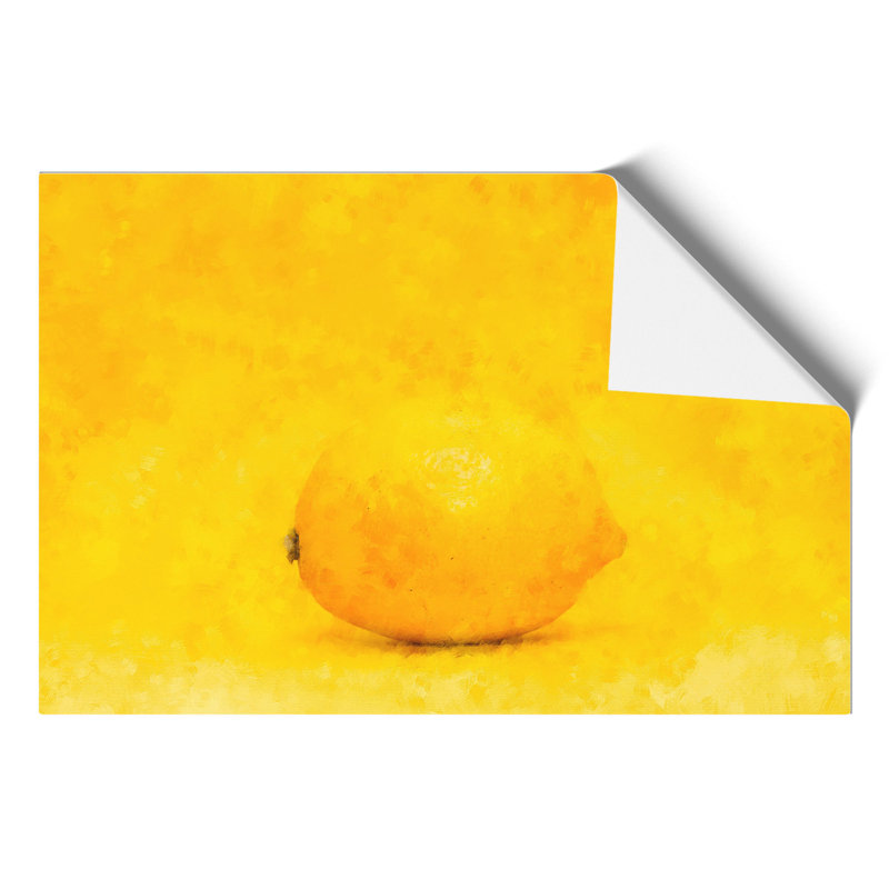 Lemon Yellow - No Frame Print, 42cm H x 59cm W x 0.1cm D