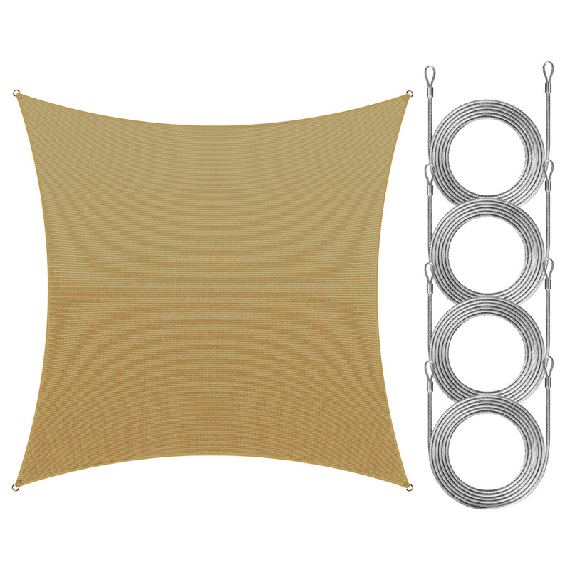 Voile d'ombrage rectangulaire Royal Shade, Beige, Bordure de jardin x 10 pi,