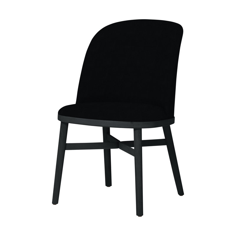 Bund 18'' H Upholstered Dining Chair, Gray Oak, Omega Tabac