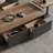 Rectangular storage coffee table living room