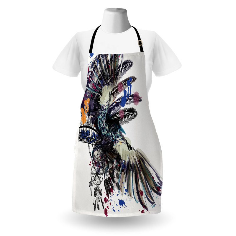 No Pattern Bib Apron