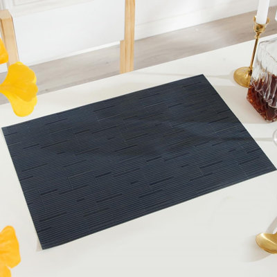 Placemats Set Of 12 Washable Durable Place Mats Vinyl Heat Resistant Non Slip Table Mats Indoor Outdoor