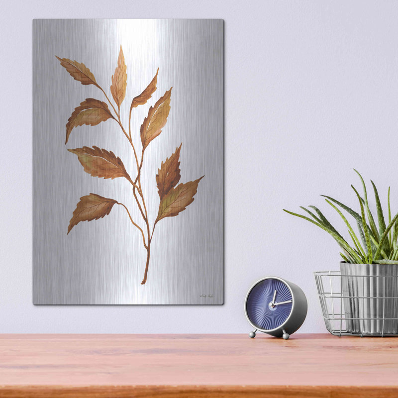 «Fall Leaf Stem IV» par Cindy Jacobs, H 16 po x l 12 po