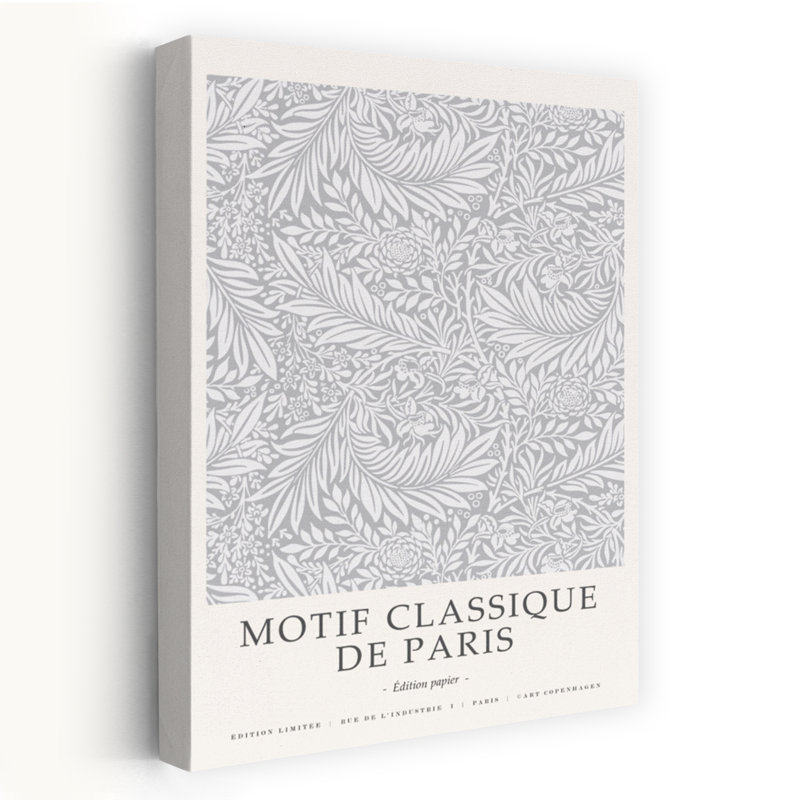 Motif classique 5, art abstrait contemporain, H 24 po x l 16 po