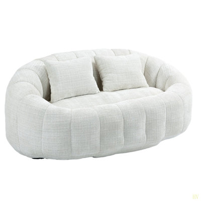 Bean Bag Sofa Lazy Sofa Durable Comfort Lounger High Back Bean Bag Chair Couch For Adults And Kids, Indoor & Outdoor, Accent Floor Soft Lounge Chair by Trule
