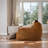 Compression Lazy sofa living room bedroom single sofa chair corduroy fabric sofa-1635936521