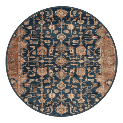Machine Washable Persian Brown Area Rug