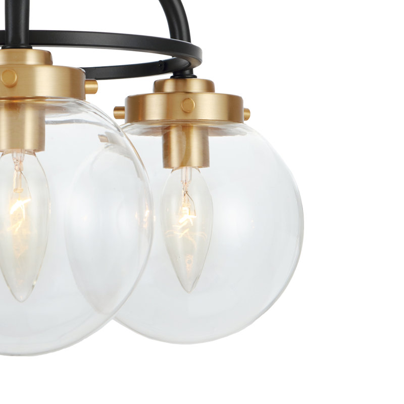 Afeni Glass Semi Flush Mount