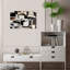 Fencher grège sur toile-882479991