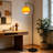 59" Arched Floor Lamp With Bulb