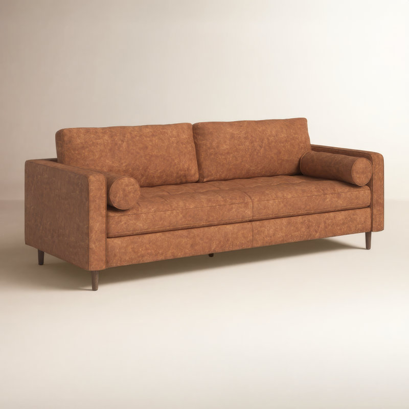 Stephon 87.99'' Faux Leather Sofa