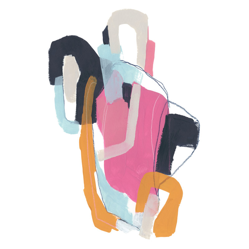 Maillon de chaîne abstrait II, H 18 po x l 12 po x P 1,25 po
