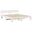 Bed Frame with Headboard Solid Pine Wood-1070559627-1070559625