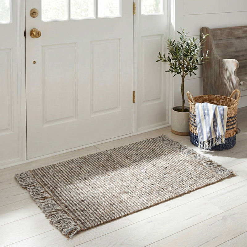 Gatson Natural Fiber Hand Woven Performance Rug, Rectangle 2' x 3'
