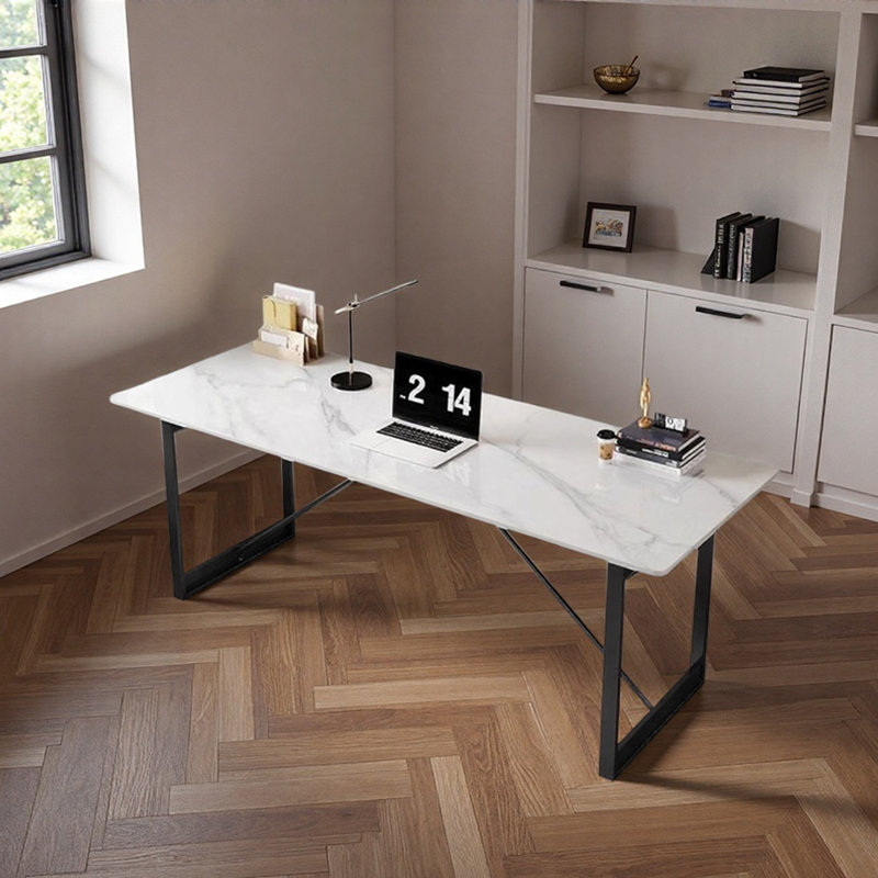 Bureau d'écriture Modern Light, Noir, H 29,52 po x l 70,86 po x P 23,62 po