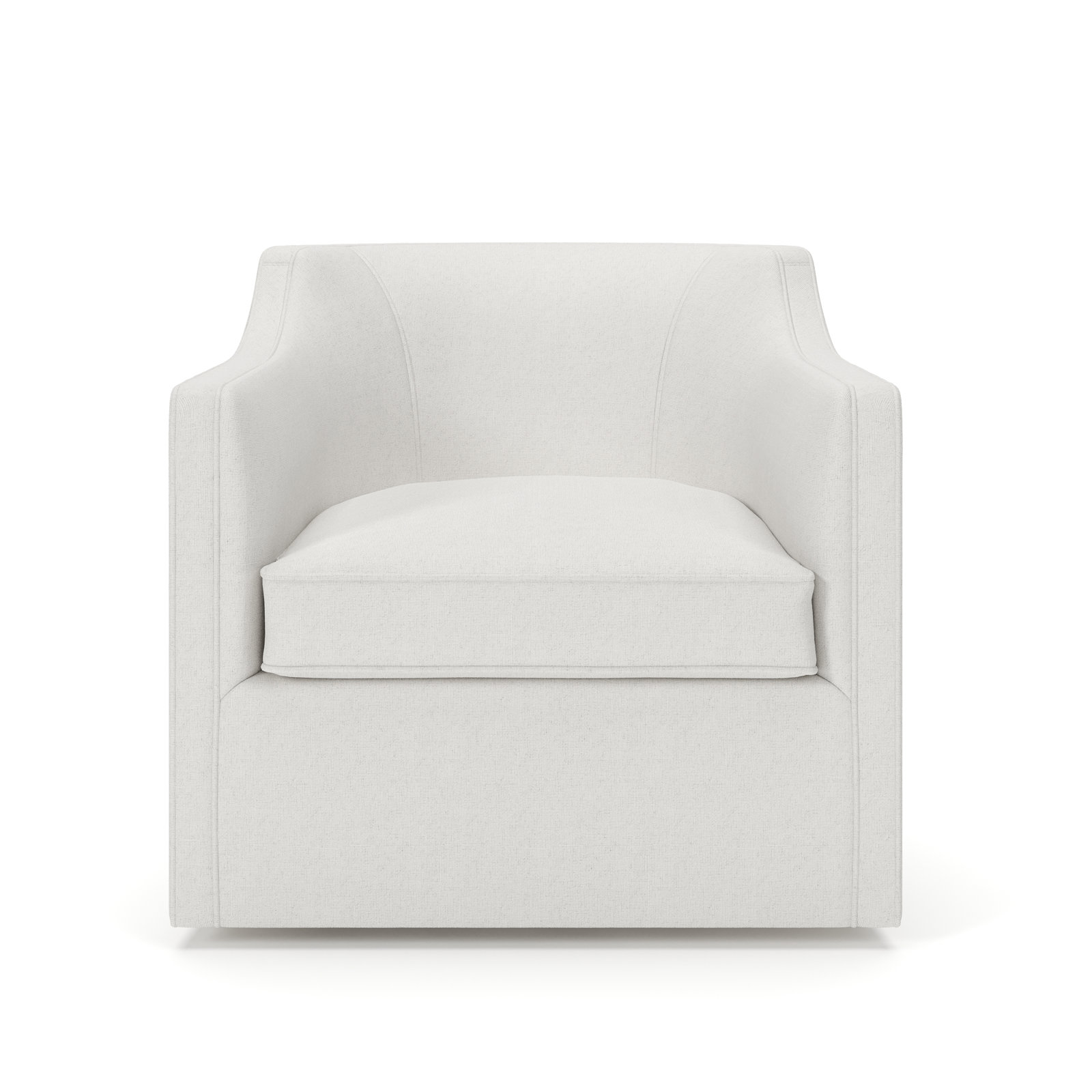 Marietta Upholstered Swivel Armchair, Macarena Beige