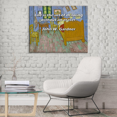 Artsy Quote By John W. Gardner Gallery Wrapped Canvas