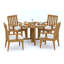 Caranas Outdoor 5 - Piece Teak Dining Set