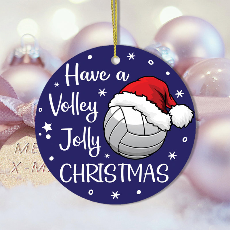 Ornement de Noël «Have A Volley Jolly»