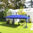 10X19.2FT Pop Up Gazebo, For Party Use With Carry Bag (Blue)-125125323