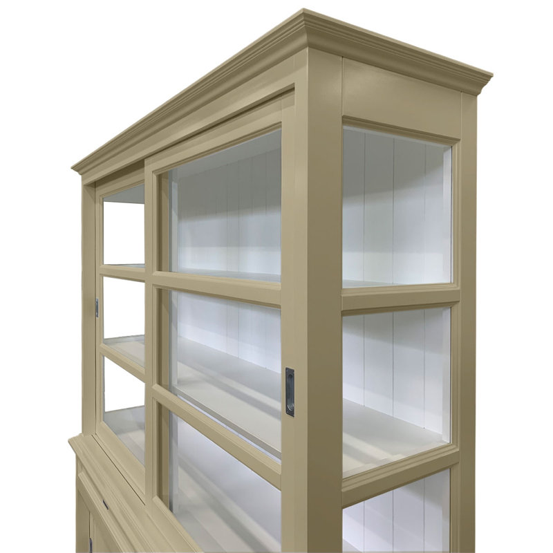 Stiles Display Cabinet, Beige