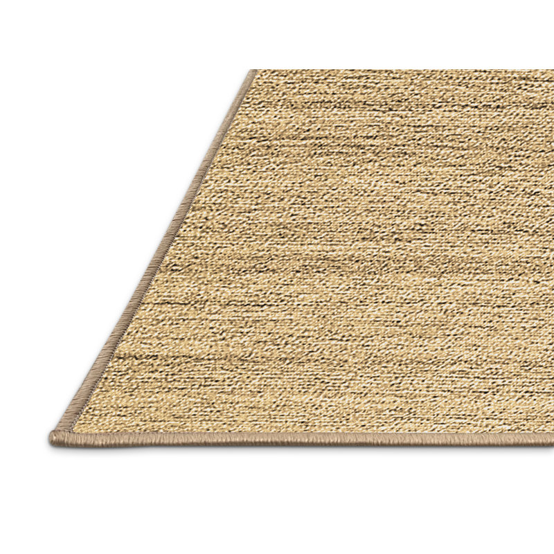 Tapis brun lavable à la machine de style Mid-Century moderne 415, Tapis de couloir 2 pi x 5 pi