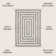 Isibeal Modern Classic Mitre Stripe Gray/Ivory Rug