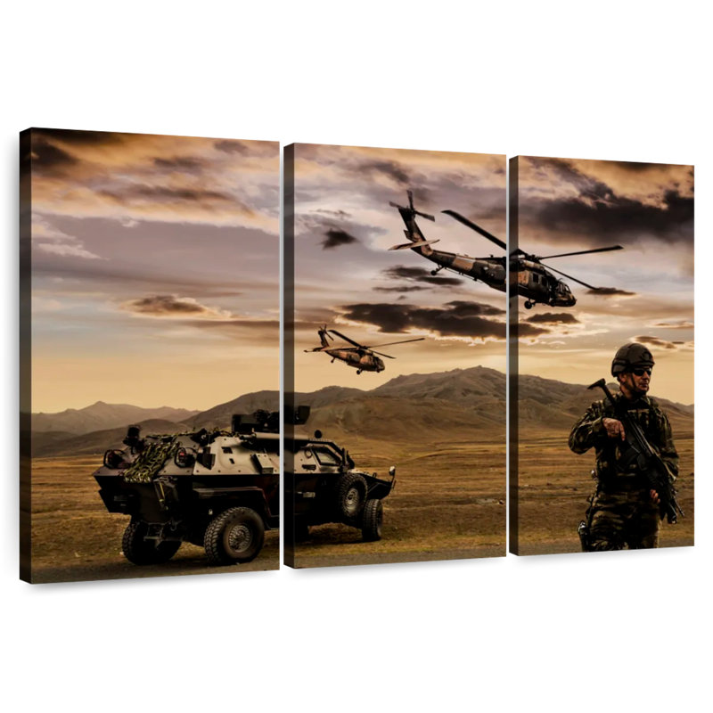 Amaanah Operation, 32" H x 50" W