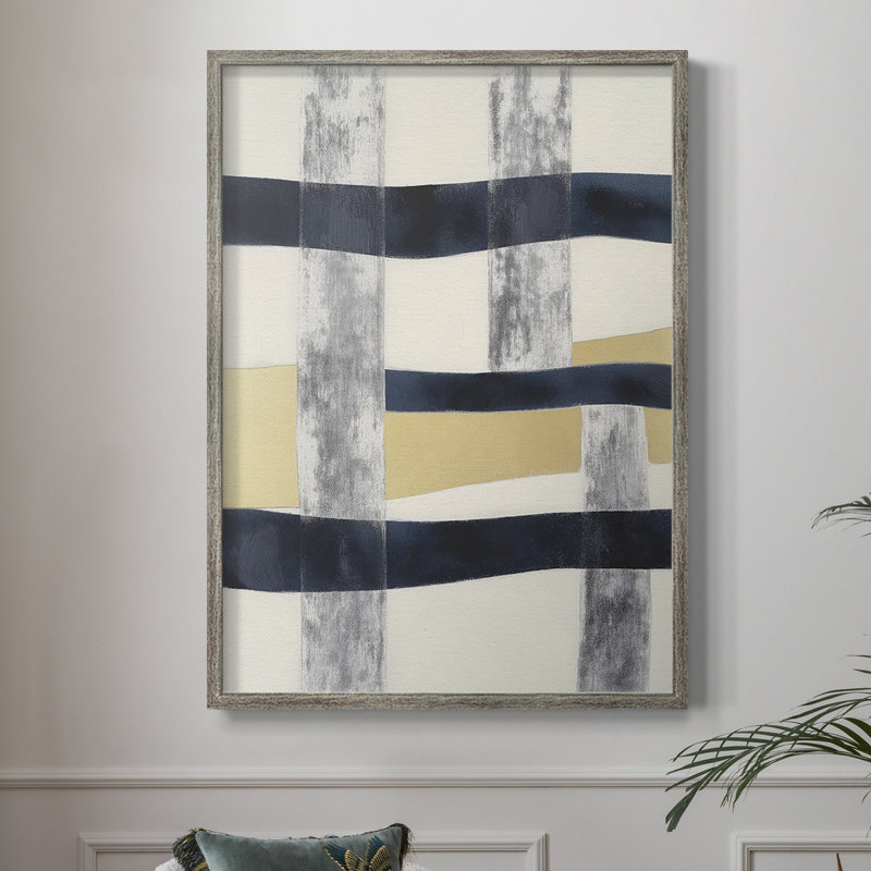 ABSTRACT Series DCCDXCV III, reproduction d'art encadrée - bois massif, H 11 po x l 9 po