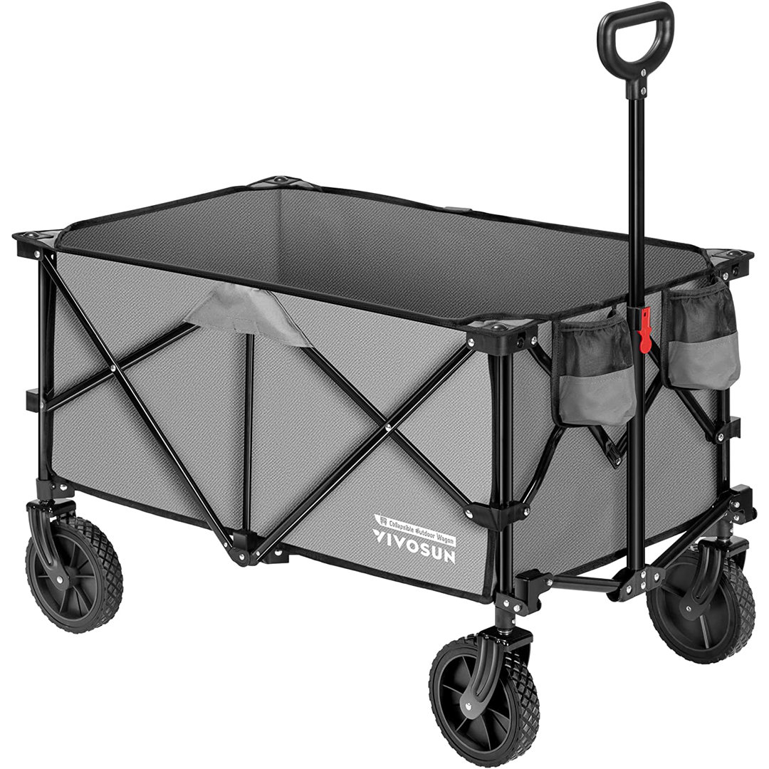 Heavy Duty Folding Collapsible Wagon Grills and Food Prep VIVOSUN