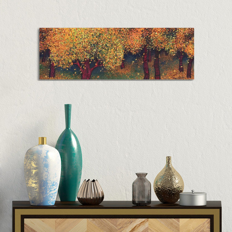 Caught At Low Tide II by Carol Robinson - Panoramic Painting on Canvas, 30.48 cm H x 91.44 cm W x 1.91 cm D, No Frame